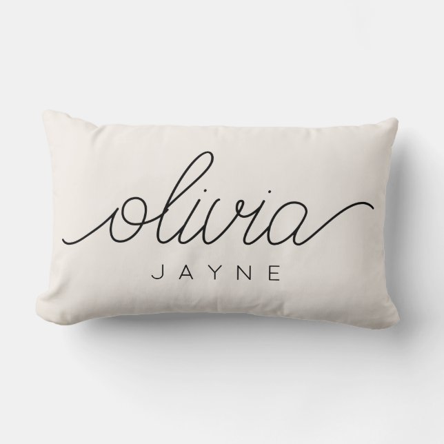 Custom Name Pillow | Nursery Decor | Kids Room  (Front)