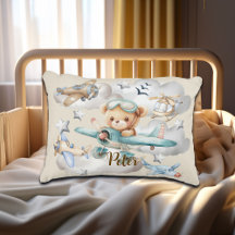 Custom Name Pilot Teddy Bear 