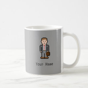 Custom Name Pixel Profession Coffee Mug