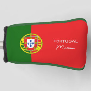 Custom Name Portugese Flag Golf Head Cover