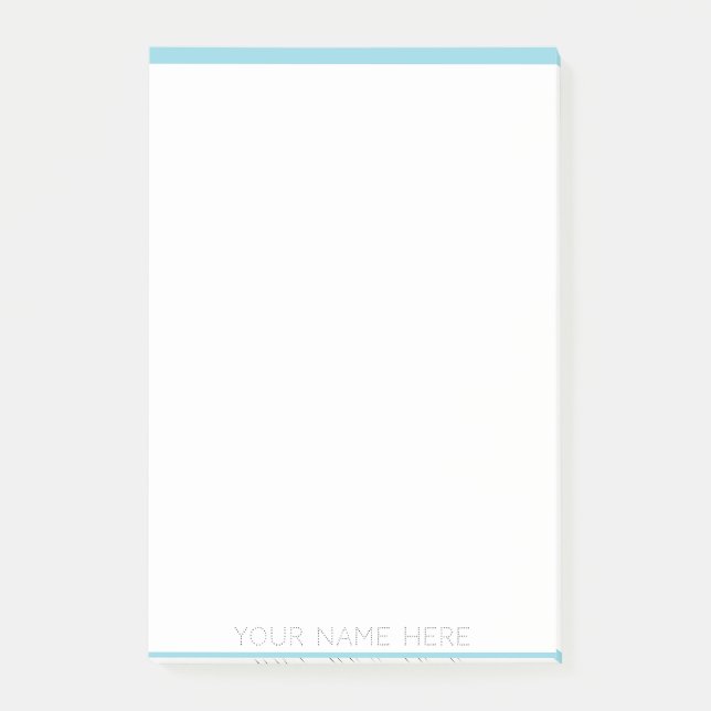 Custom Name Post-it Notes for Personal &Office Use (Front)