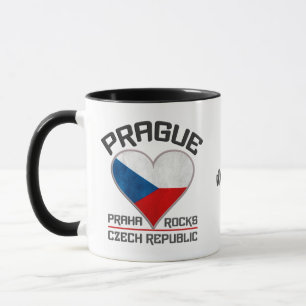 Custom name PRAGUE mugs
