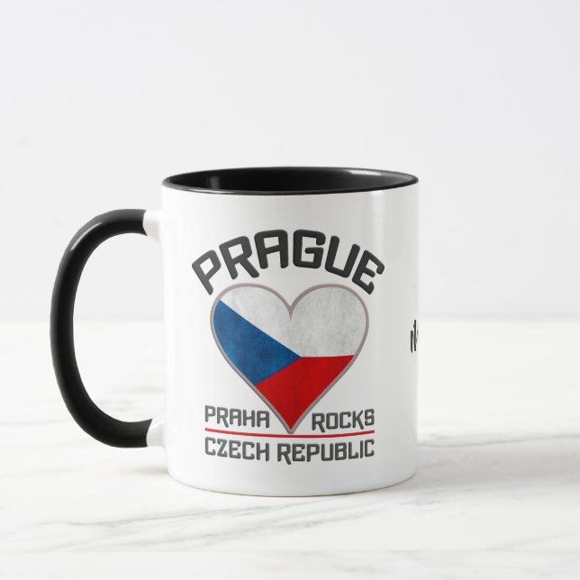 Custom name PRAGUE mugs (Left)