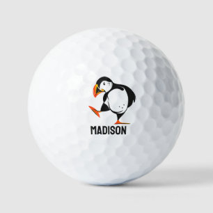 Custom Name Puffin Golf Balls