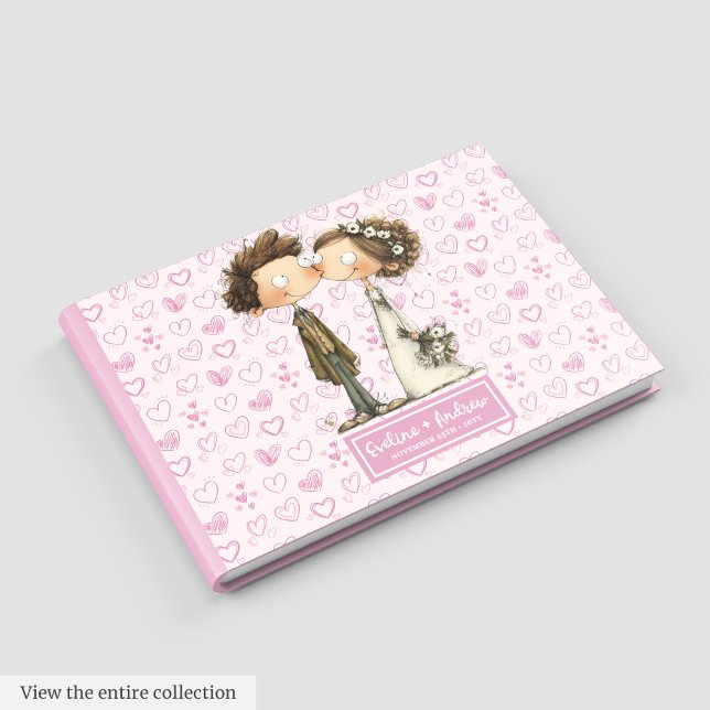 Custom Name Quirky Wedding Guest book (Custom Name Quirky Wedding Guest book)