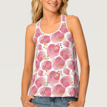 Custom Name Racerback Tank – Blush Pink