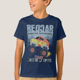 Custom Name Redcar Monster Experience Kids' T-Shirt