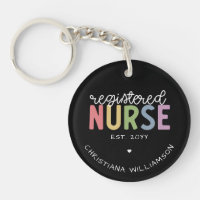 Custom Name Registered Nurse RN Nurse Graduation