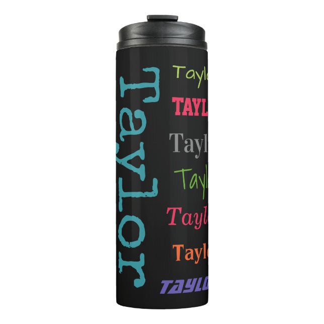 Custom Name - Repeating - tumbler (Front)