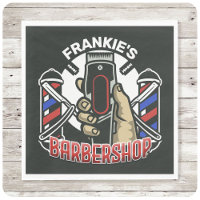 Custom NAME Retro Barber Shop Pole Barbershop