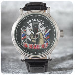 Custom NAME Retro Barber Shop Pole Barbershop Watch<br><div class="desc">Custom NAME Retro Barber Shop Pole Barbershop Hair Clippers Design - Click on "Personalize this Template" to customize your Name or Custom Text.</div>