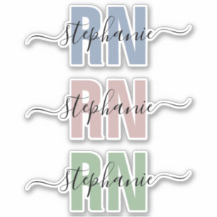 Custom Name RN Registered Nurse Personalized