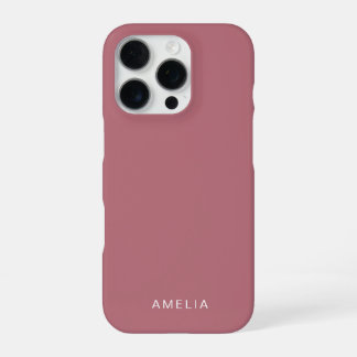Custom Name Rose Gold iPhone Case