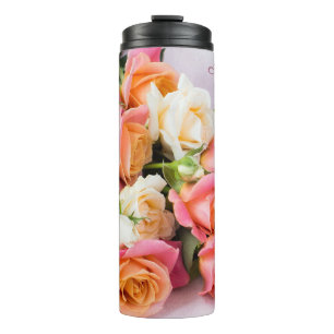 Custom name Roses tumbler
