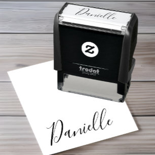 Custom Name Rubber Stamp - Personalized Signature