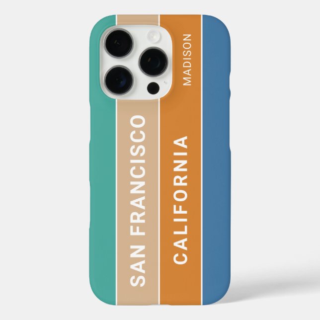 Custom Name San Francisco / YOUR TEXT Case-Mate iPhone Case (Back)
