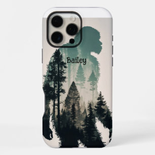 Custom Name Sasquatch Big Foot Legend iPhone 16 Pro Max Case