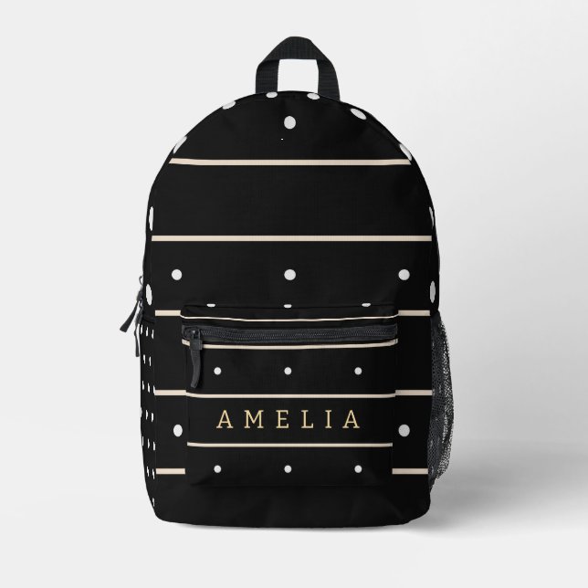 Custom Name School Backpack (Front)