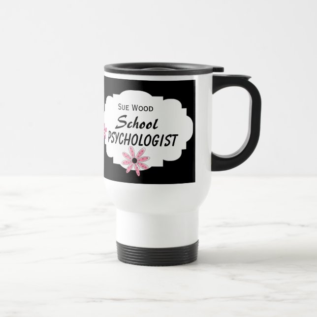 Custom Name School Psychologist Mug (Right)