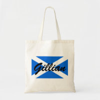 Custom Name Scottish flag btcn