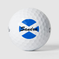 Custom Name Scottish Flag cwb gbt