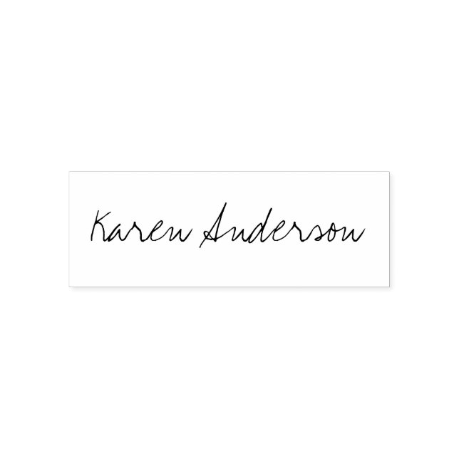 Custom Name Script Signature Stamp (Design)