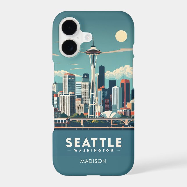 Custom Name Seattle Washington (Back)
