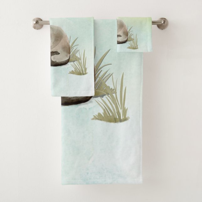 Custom Name Siamese Cat Pet Bath Towel Set (Insitu)