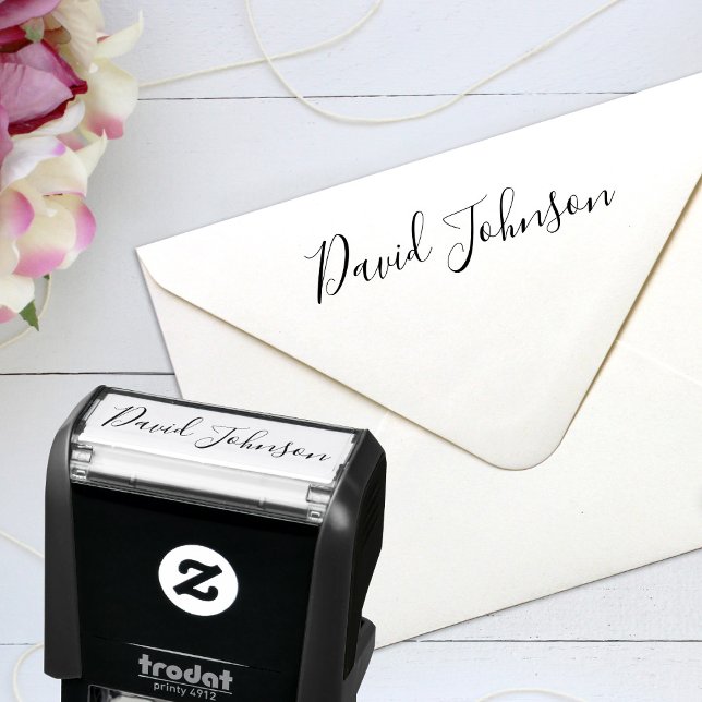 Custom Name Signature Personalized Self-inking Stamp (Creator Uploaded)