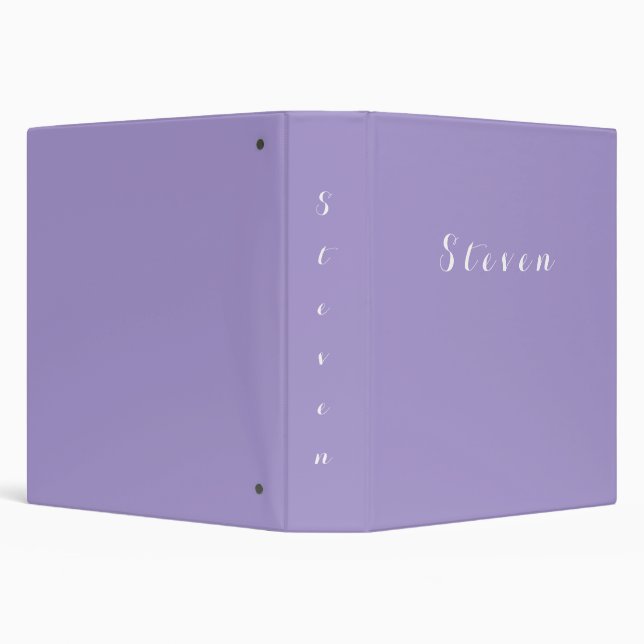 Custom Name Simple One colour  Binder (Background)