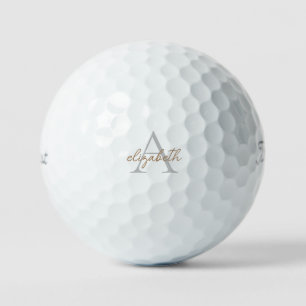 Custom Name Simple Titleist Pro V1 Golf Balls