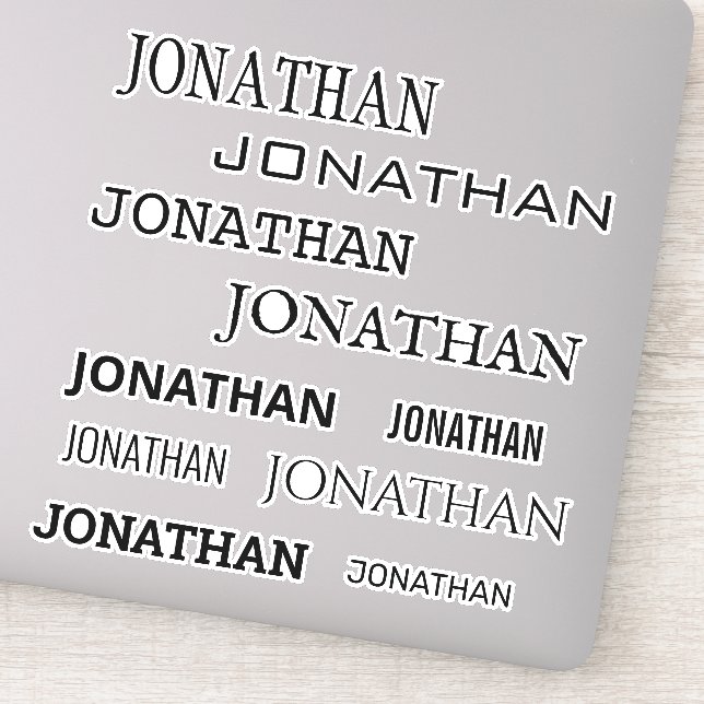 Custom Name Sizes Monogram Laptop Tumbler  (Detail)