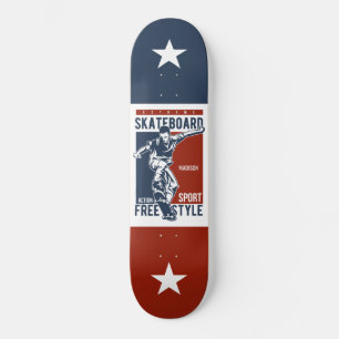 Custom name Skateboarder Skateboard