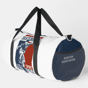 Custom name Skateboarding Duffle Bag