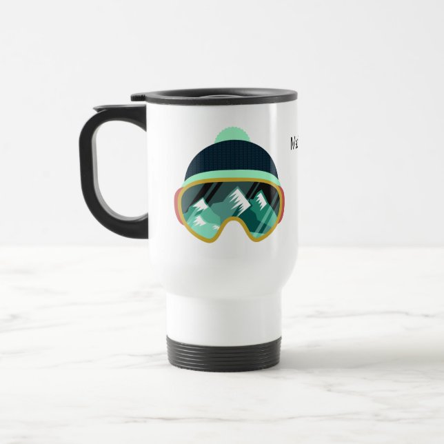 Custom name Ski Mask mugs (Left)
