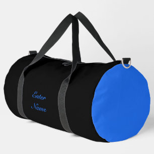 Custom Name Sky Blue Gym Bag JK 2023