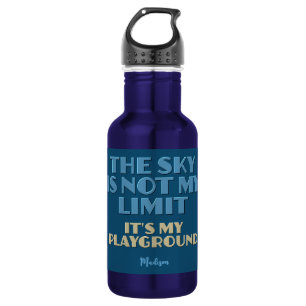 Custom Name Sky Quote 532 Ml Water Bottle