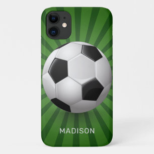 Custom name Soccer Ball phone cases
