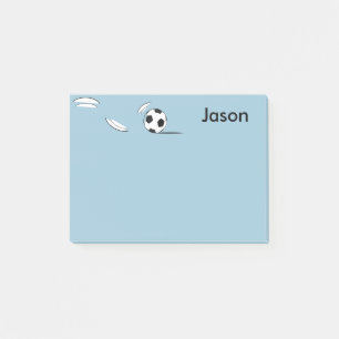 Custom Name Soccer Ball Post-it-Notes Post-it Notes