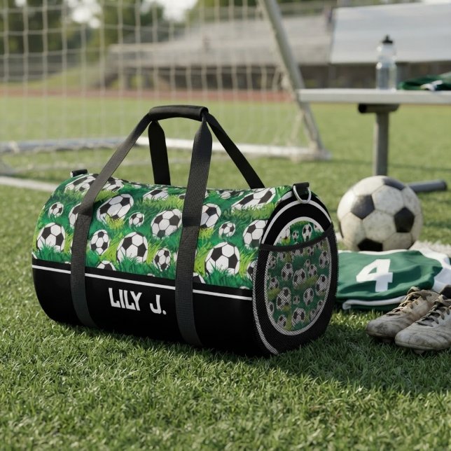 Custom Name Soccer  Duffle Bag (Creator Uploaded)