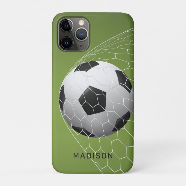 Custom name Soccer Goal phone cases (Back)