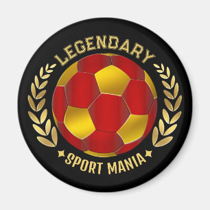 Custom Name Soccer Logo Magnet
