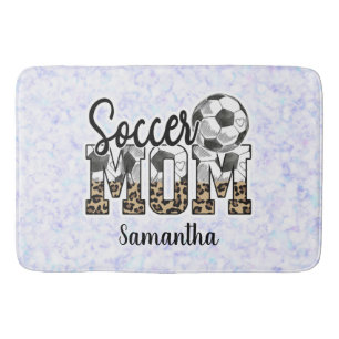 Custom Name Soccer Mom   Mother's Day Bath Mat