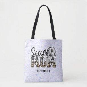 Custom Name Soccer Mom Mother's Day Tote Bag