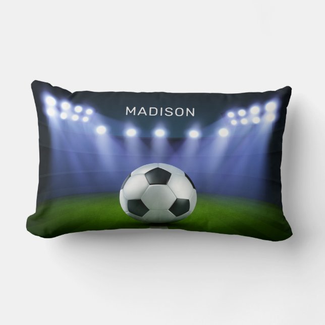 Custom name Soccer Stadium pillows (Front)