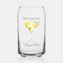 Custom Name Social Club Lemon Cocktail 