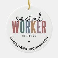 Custom Name Social Worker graduation Gifts