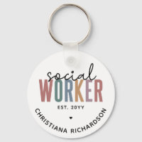 Custom Name Social Worker graduation Gifts