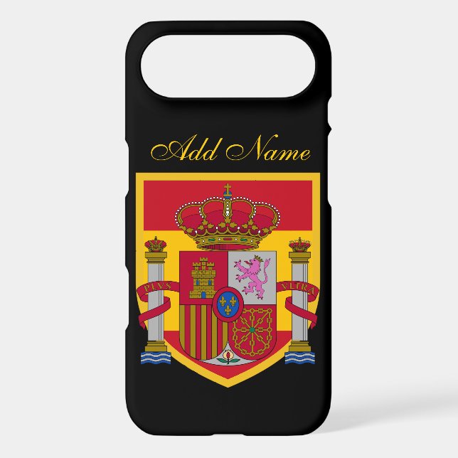 Custom Name Spain Flag, Personalized Spanish  (Back)