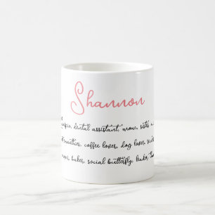 Custom Name & Special Traits Sentimental Keepsake Coffee Mug